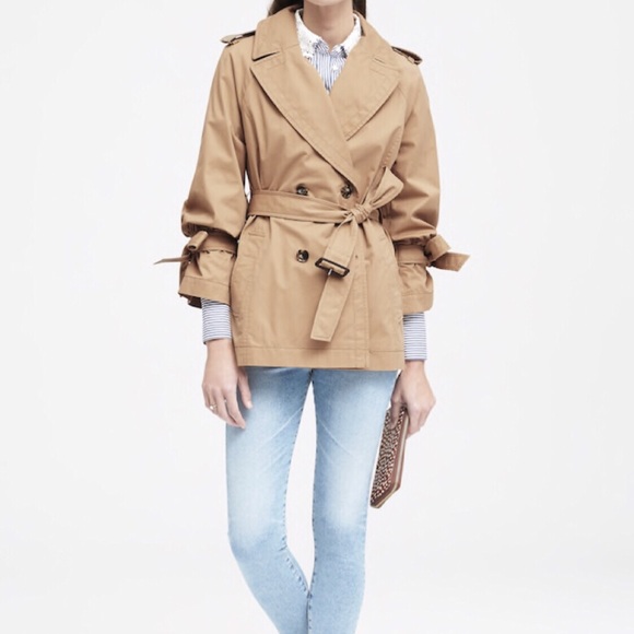 NWT BANANA REPUBLIC Water Resistance Trench - Picture 2 of 5